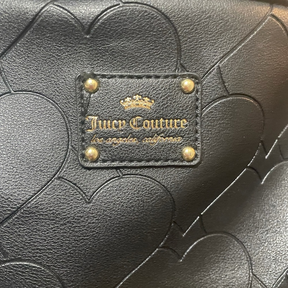Black Juicy Couture mini backpack